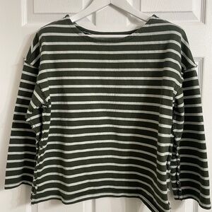 Madewell long sleeve cotton pulliver